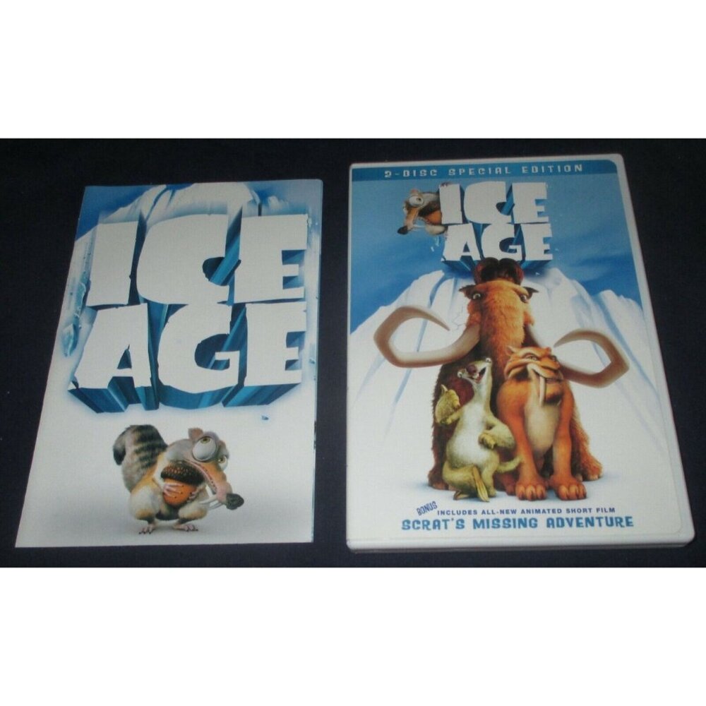 Ice Age (DVD, 2002, 2-Disc Set, Includes Full Frame and Widescreen Versions)